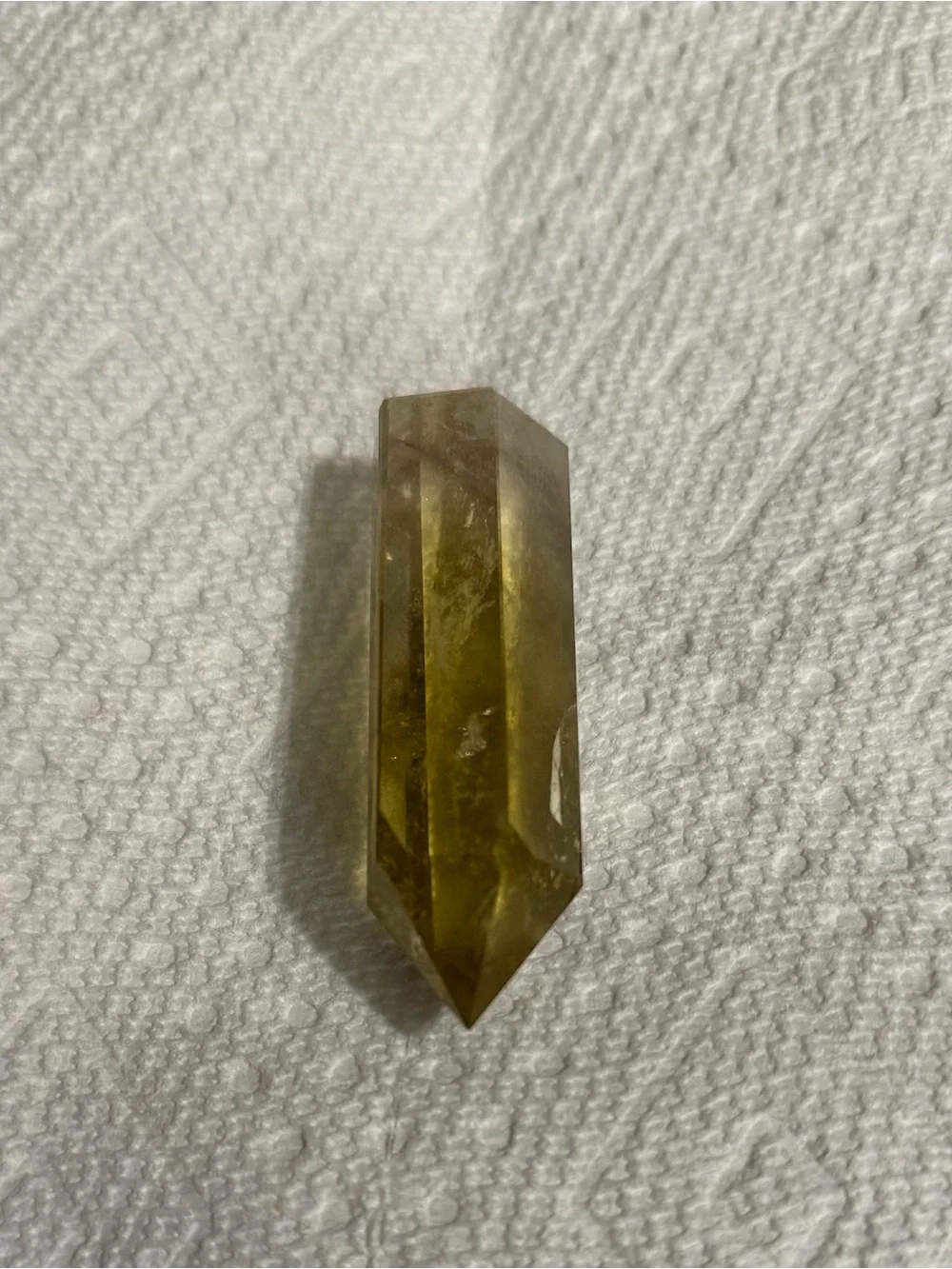 Yellow Crystal Point Accent
